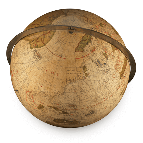 America (Western Hemisphere), by Gerard Mercator.